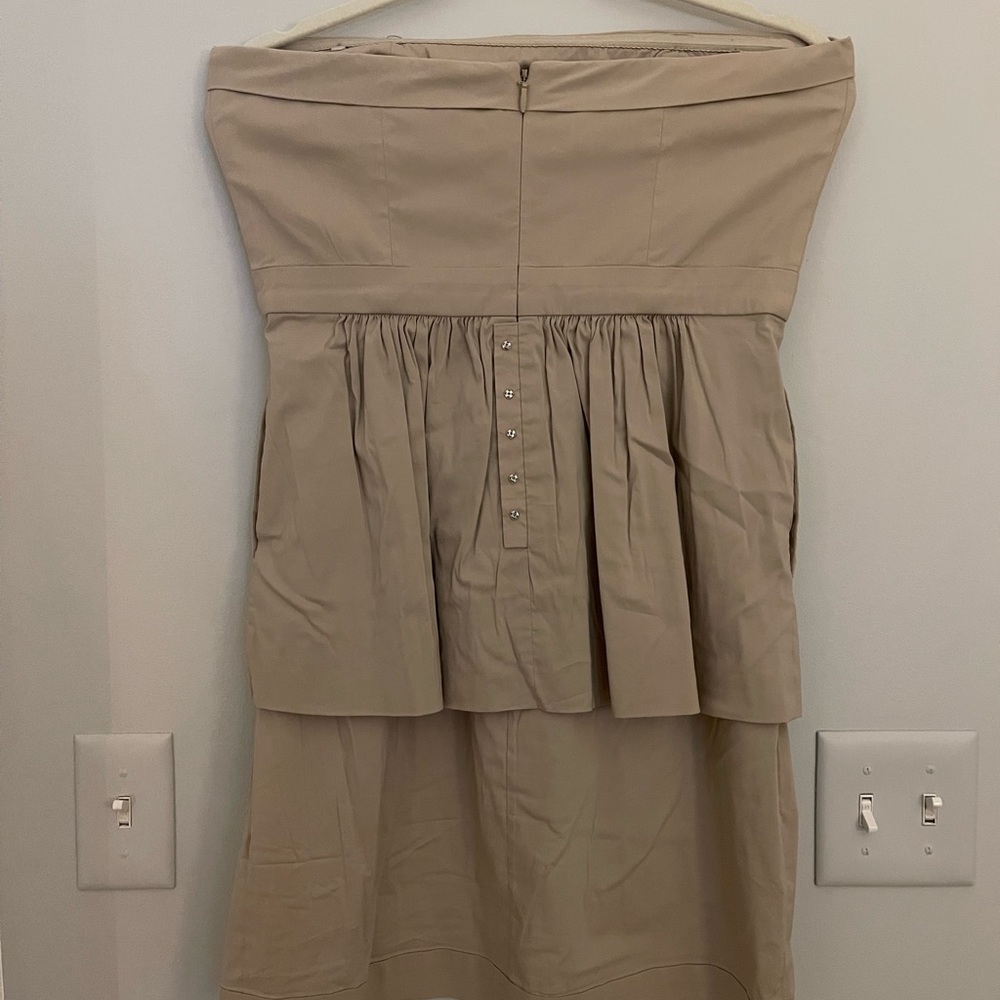 Designer sleeveless dress.